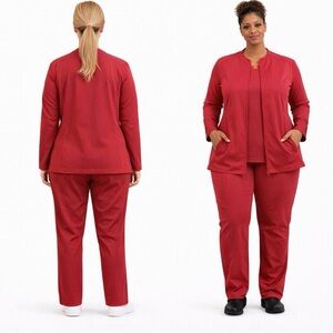 Women Soft Stretch Warm-up Scrub jacket